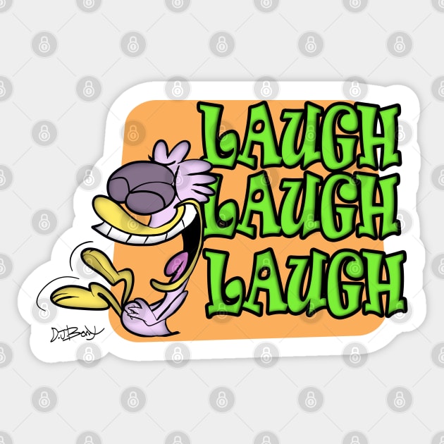 LAUGH, LAUGH, LAUGH Sticker by D.J. Berry